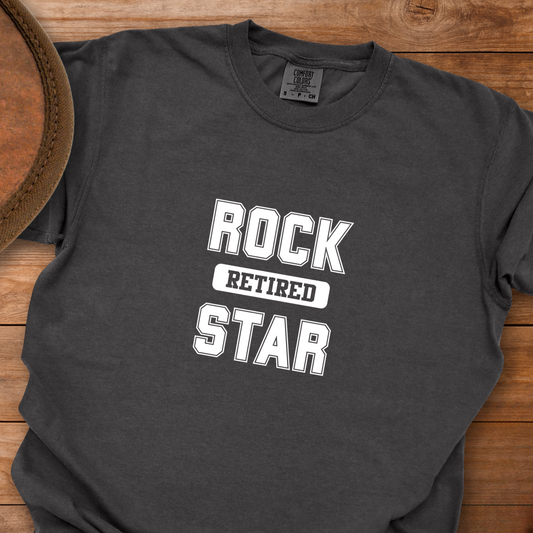 Rock Star Retired Gym T-Shirt