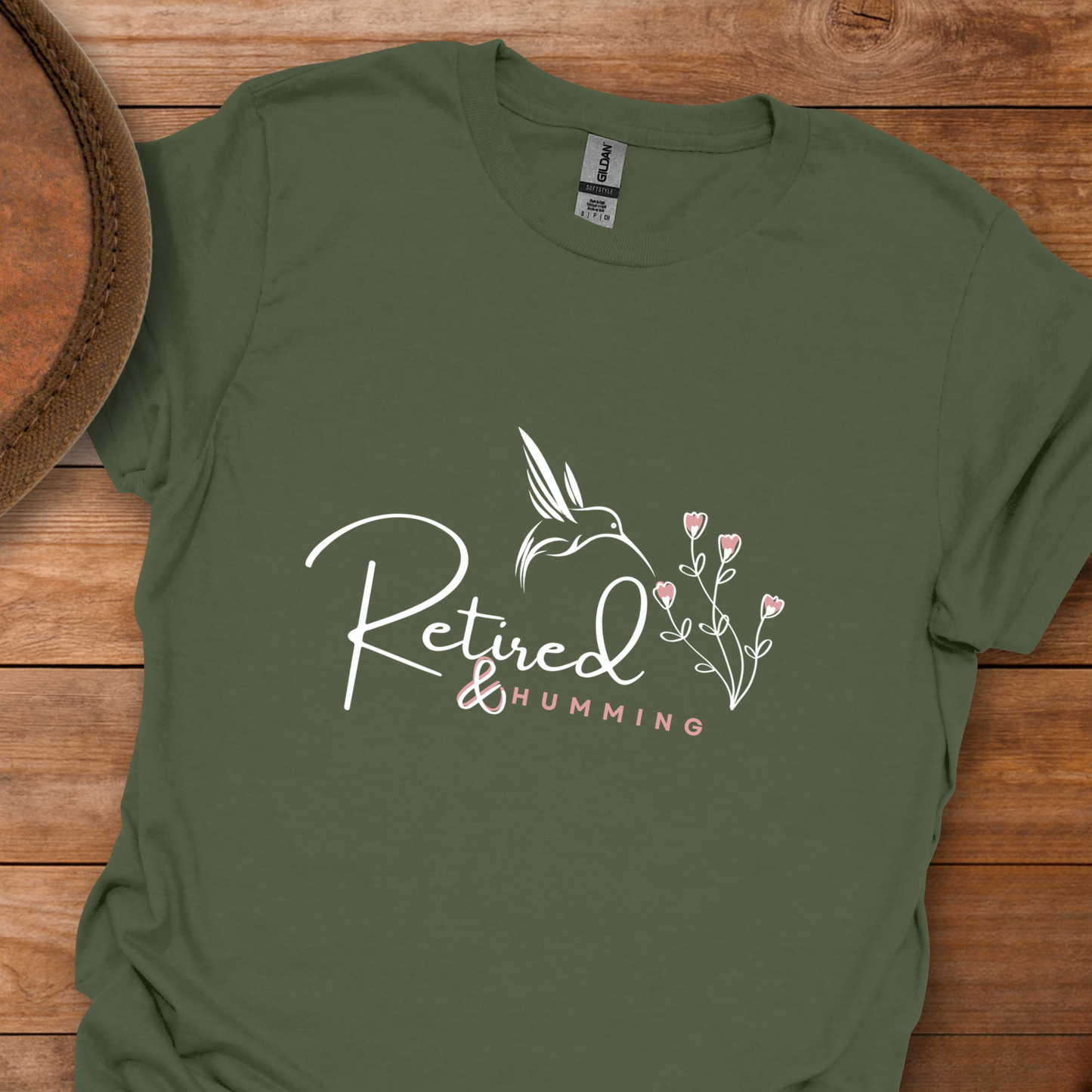 Retired & Humming Hummingbird T-Shirt