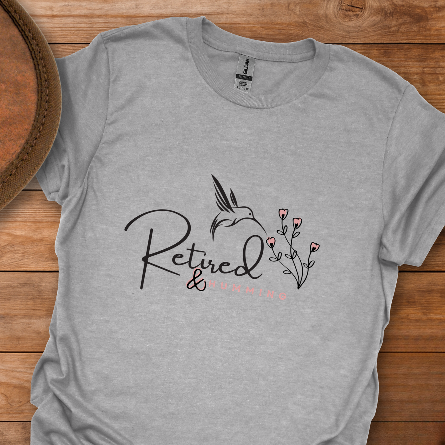 Retired & Humming Hummingbird T-Shirt