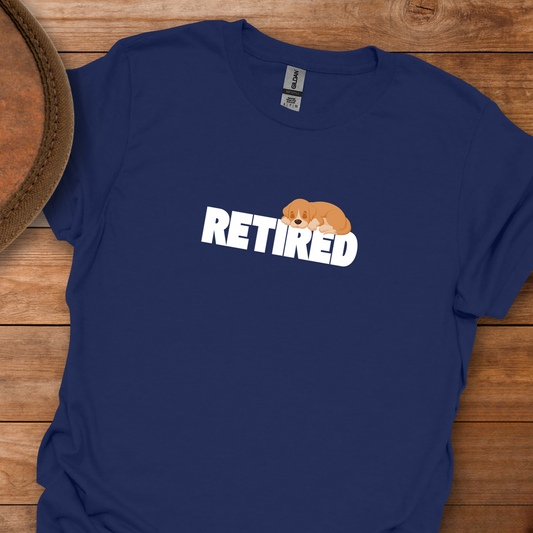 Retired Sleeping Dog T-Shirt