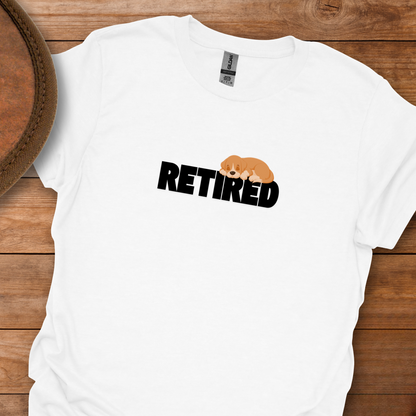 Retired Sleeping Dog T-Shirt