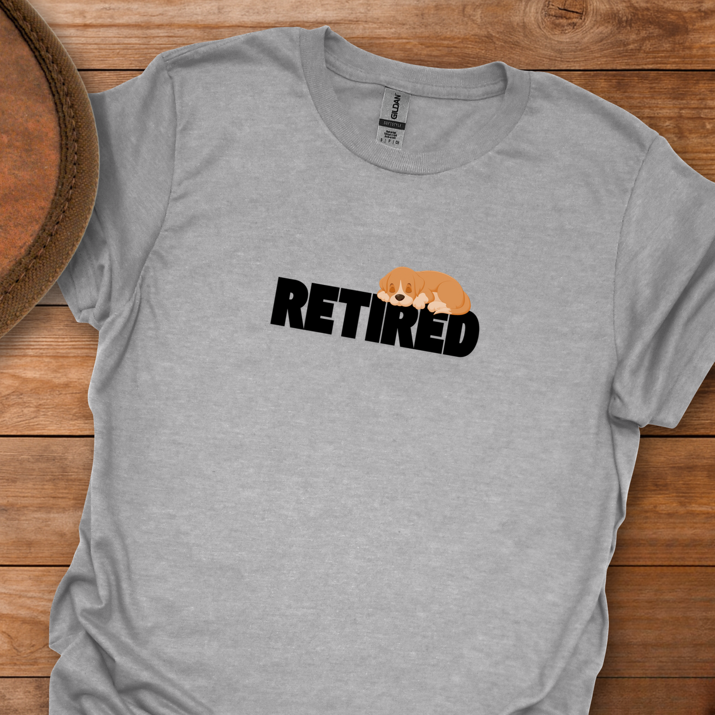 Retired Sleeping Dog T-Shirt