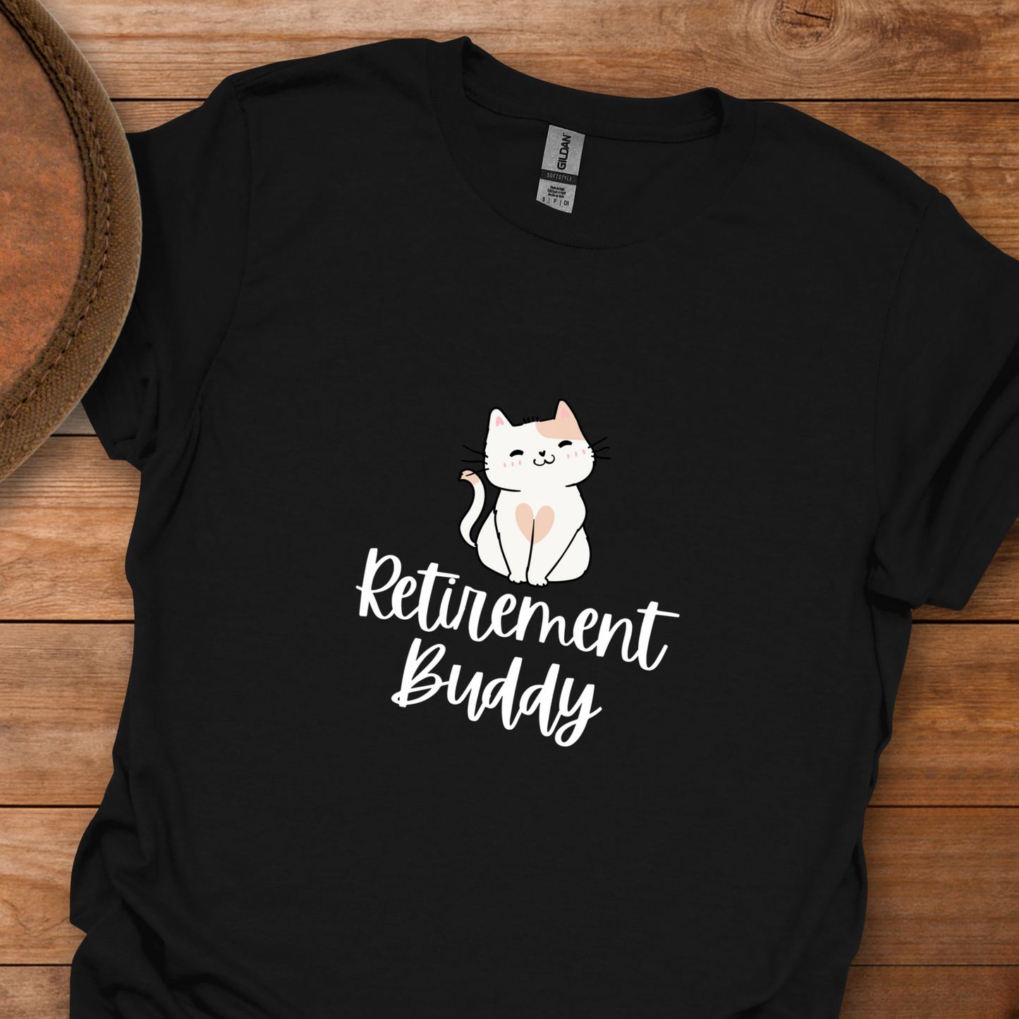 Retirement Buddy Cat T-Shirt