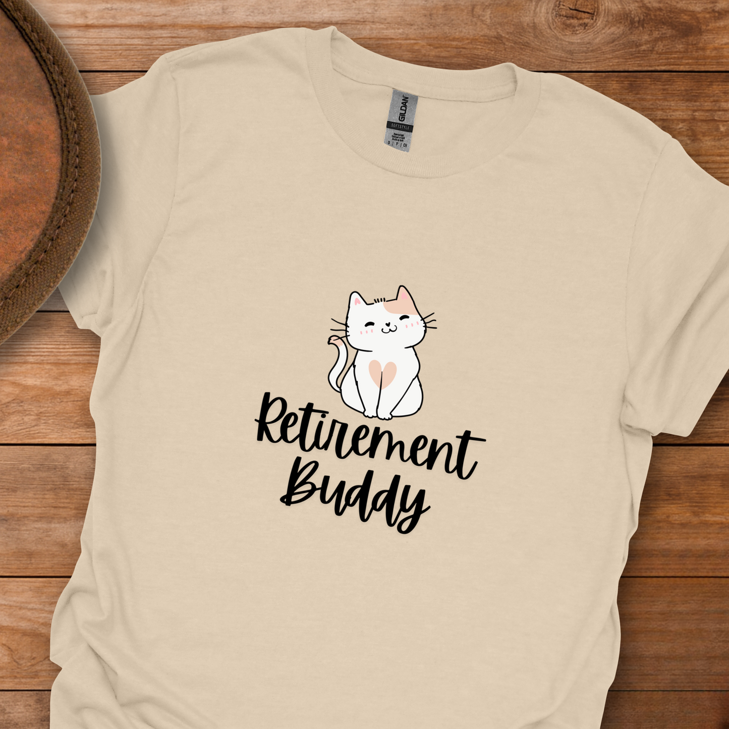 Retirement Buddy Cat T-Shirt
