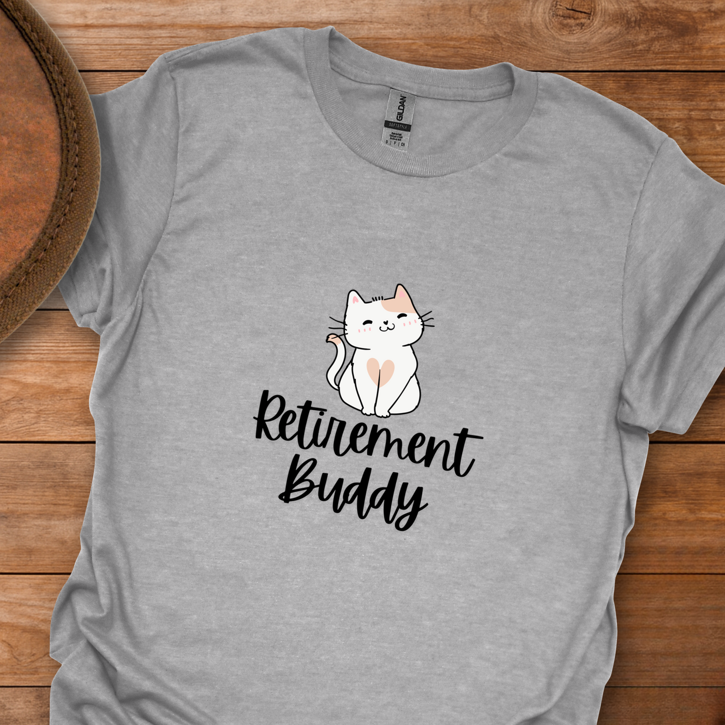 Retirement Buddy Cat T-Shirt