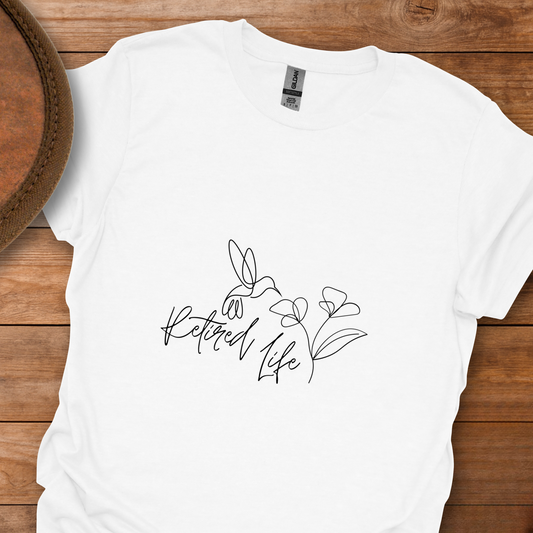 Retired Life Hummingbird T-Shirt