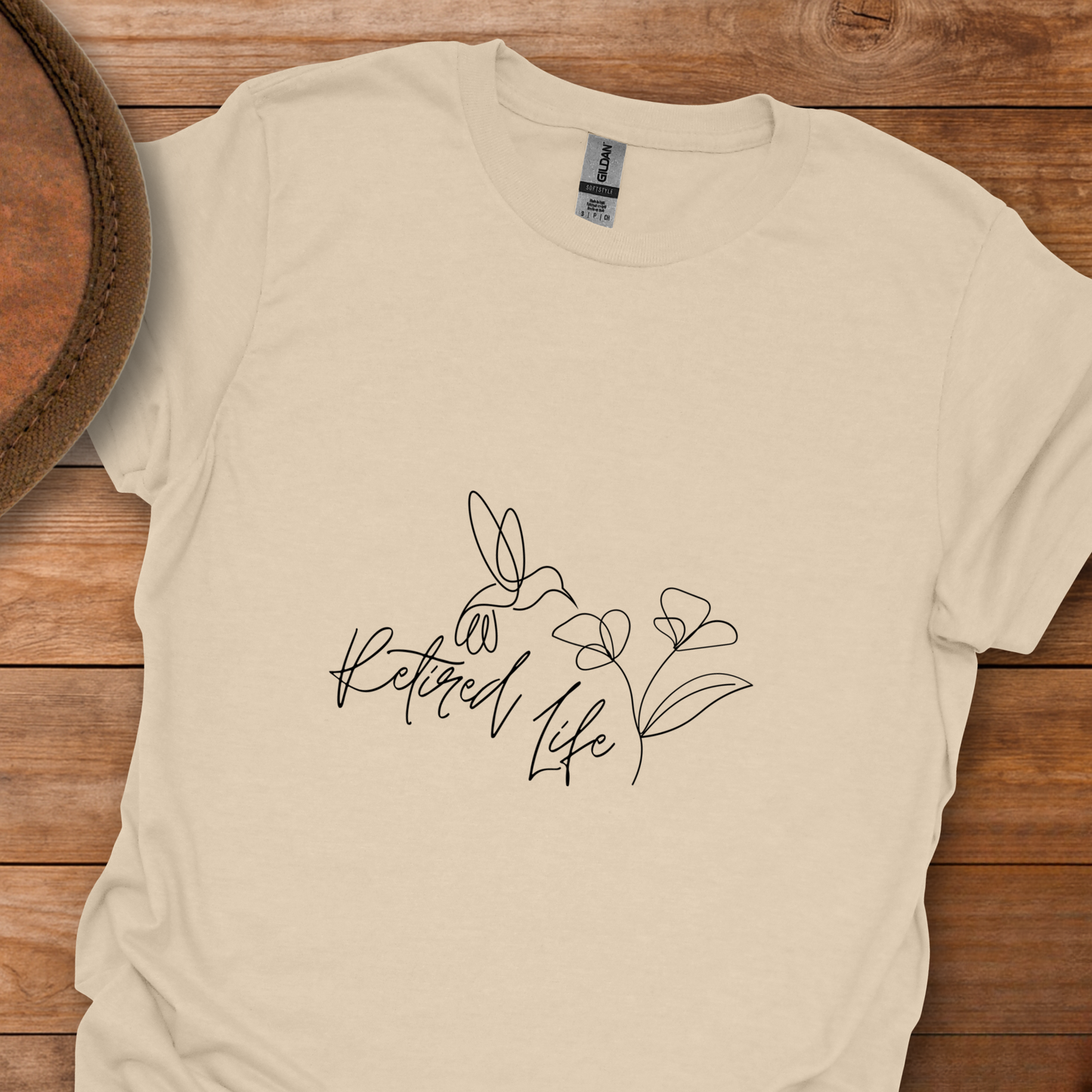 Retired Life Hummingbird T-Shirt