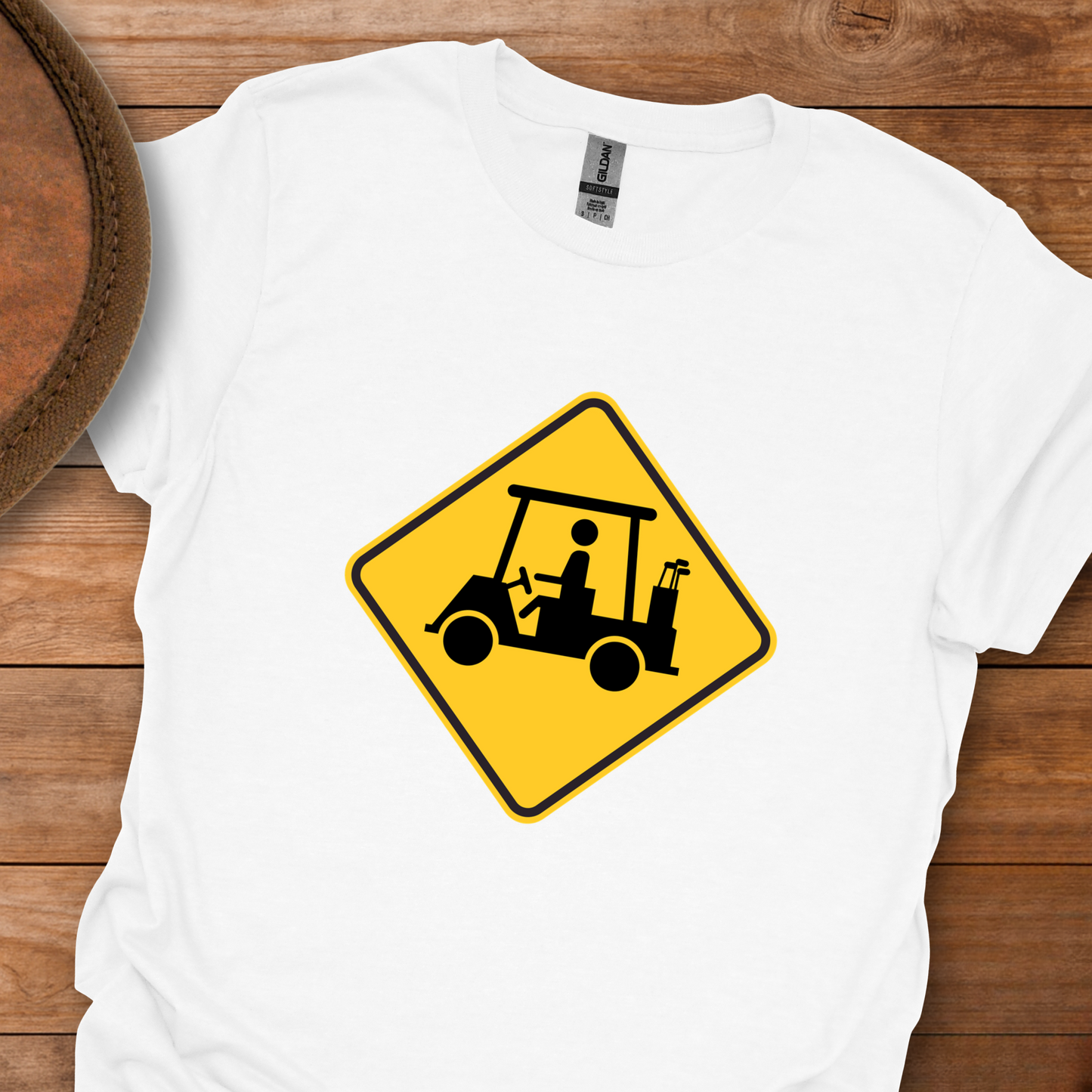 Golf Cart Crossing T-Shirt
