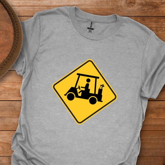 Golf Cart Crossing T-Shirt