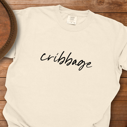 Cribbage Cursive T-Shirt
