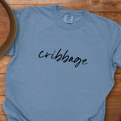 Cribbage Cursive T-Shirt