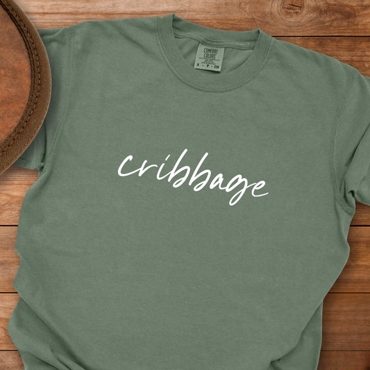 Cribbage Cursive T-Shirt