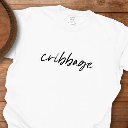 Cribbage Cursive T-Shirt