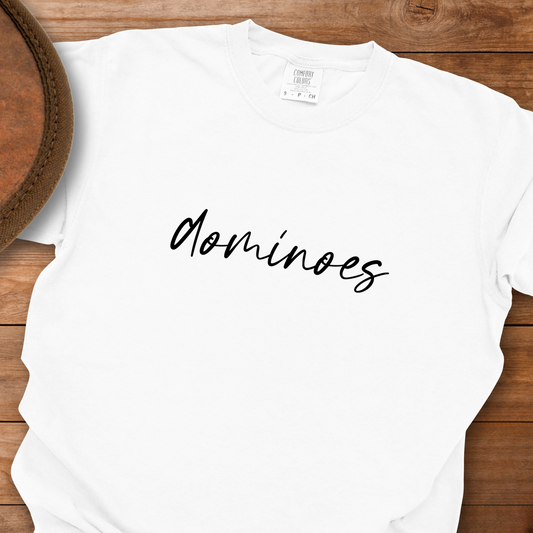 Dominoes Cursive T-Shirt