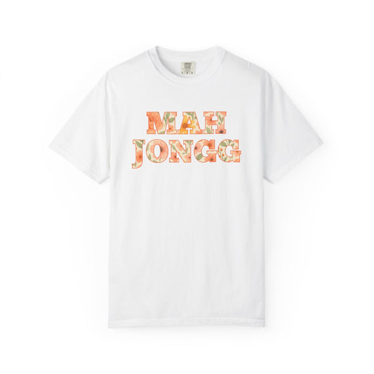 Mah Jongg Flower Font T-Shirt